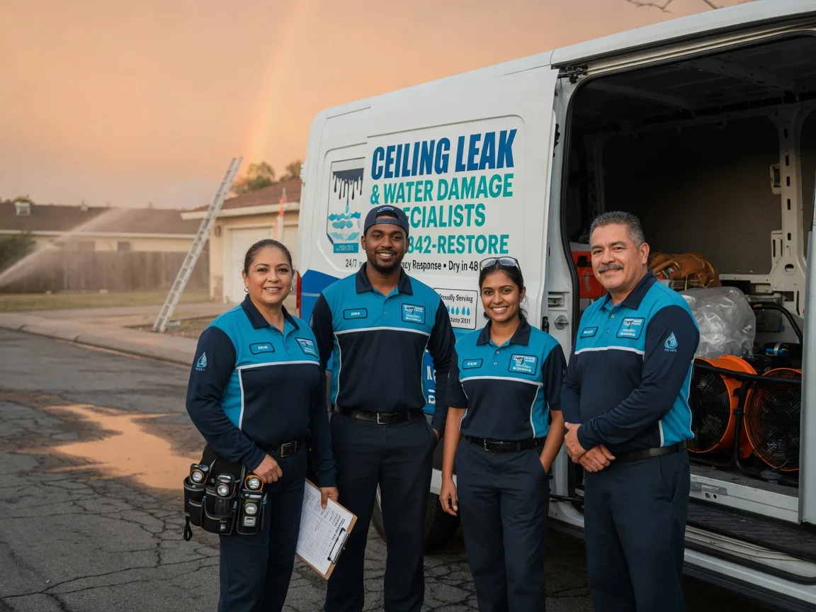 Ceiling Leak Cleanup company in Newark, TX